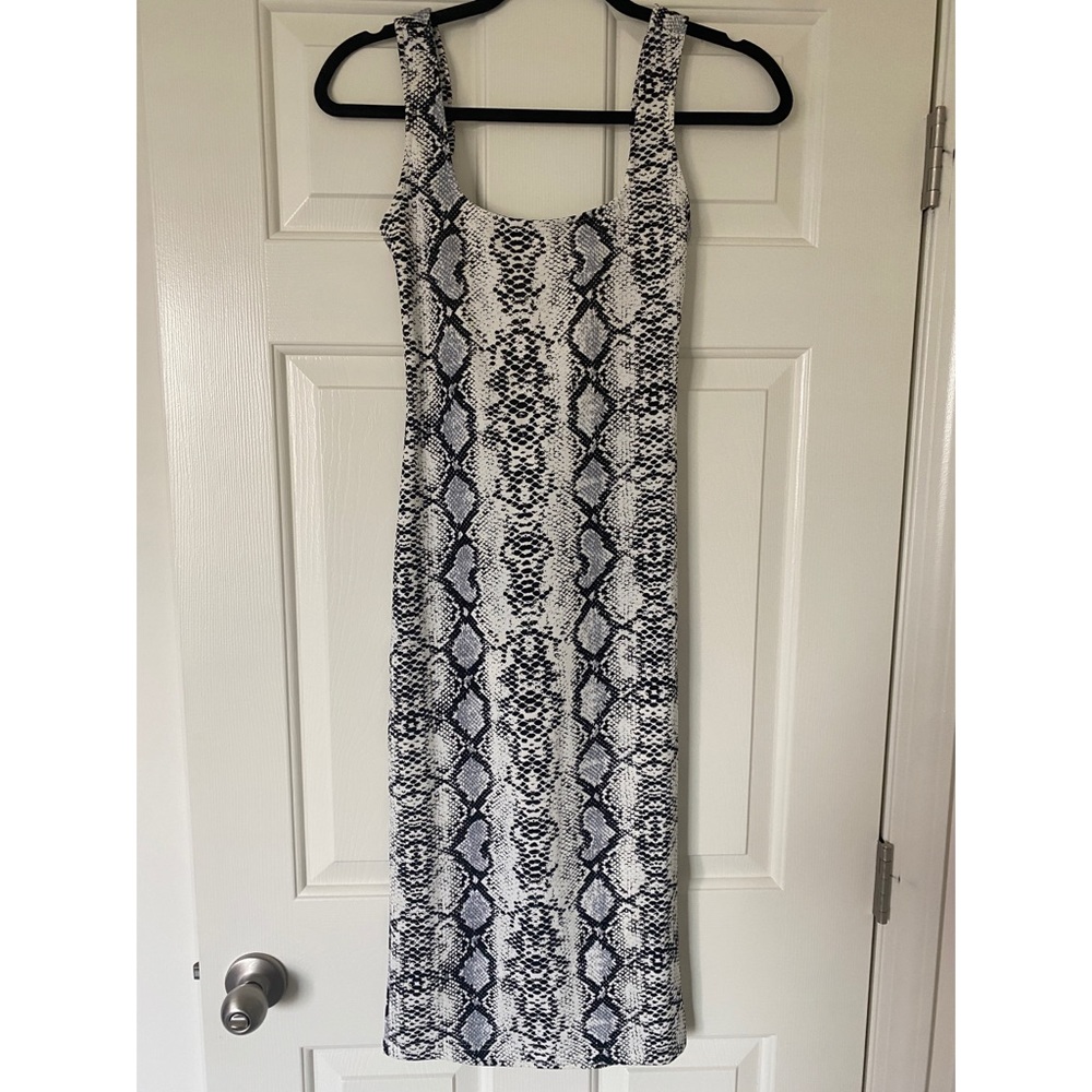 Snake Print Dress